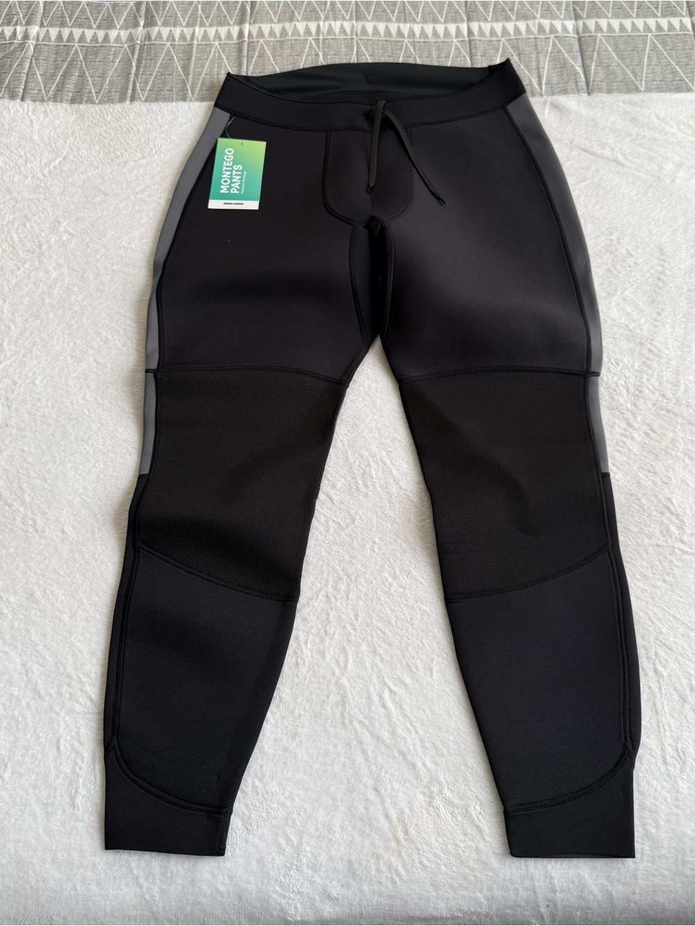 New Sea-Doo Montego 3mm Neoprene Wetsuit Pants in black and gray XL